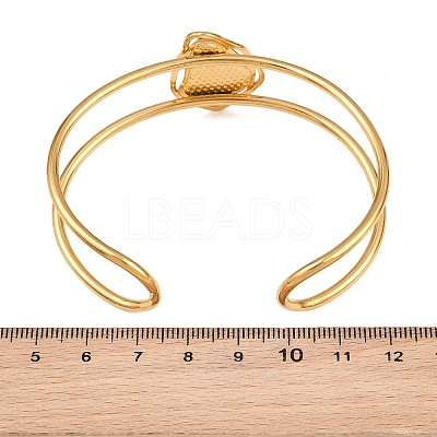 Stainless Steel & Brass Cuff Bangles SA-XCP0001-04-1