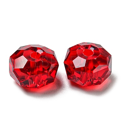 Transparent K9 Glass Beads GLAA-E048-02-23-1