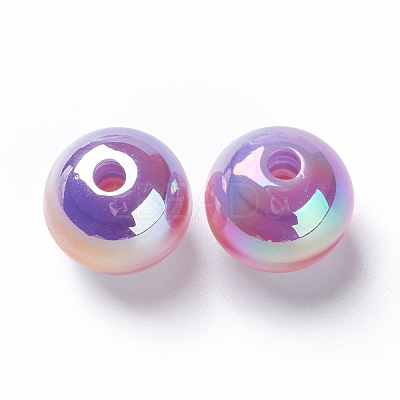 Stripe Resin Beads LS-RESI-B014-01B-02-1