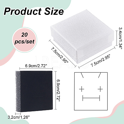 Texture Paper Jewelry Gift Boxes OBOX-NB0001-10B-01-1
