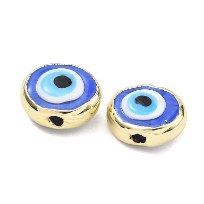 Handmade Evil Eye Lampwork Beads LAMP-D006-08G-10-1