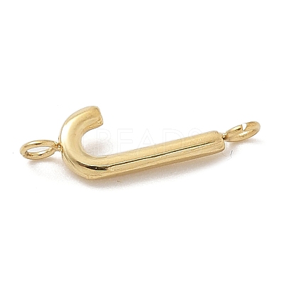 304 Stainless Steel Letter Connector Charms LS-STAS-M108-01G-10-1
