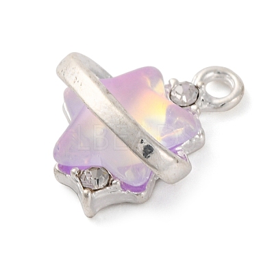 Rack Plating Alloy Cubic Zirconia Pendants FIND-Q116-03S-02-1