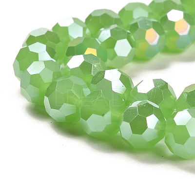 Imitation Jade Glass Beads Stands EGLA-A035-J10mm-B01-1