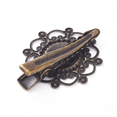 Hair Accessories Iron Alligator Hair Clip Findings LS-IFIN-L035-01AB-NF-1