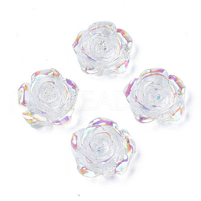 Transparent Resin Cabochons CRES-N030-001B-06-1