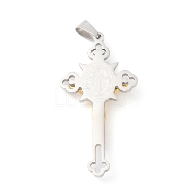 PVD Vacuum Plating 304 Stainless Steel Big Pendants LS-STAS-D052-03GP-1