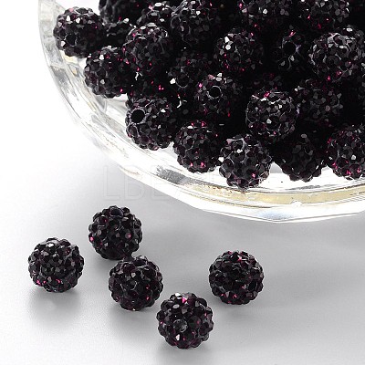 Pave Disco Ball Beads RB-H258-8MM-204-1