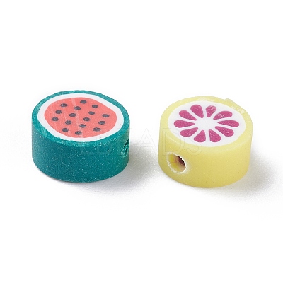 Handmade Polymer Clay Pendants and Beads CLAY-XCP0001-10-1