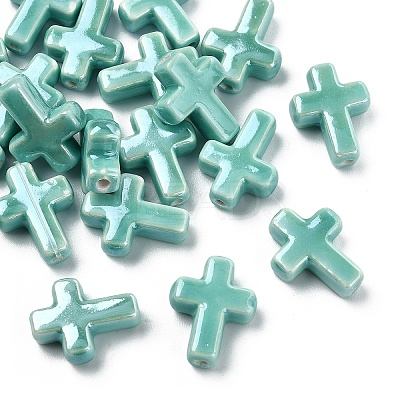 20Pcs Handmade Porcelain Beads PORC-YW0001-33B-1