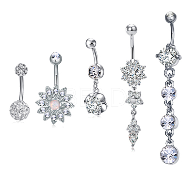Brass Piercing Jewelry AJEW-EE0006-86P-1