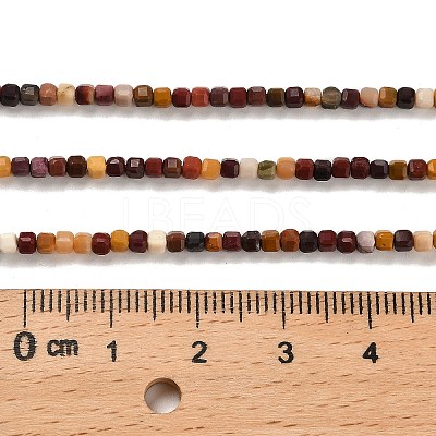 Natural Mookaite Beads Strands G-B107-C03-01-1