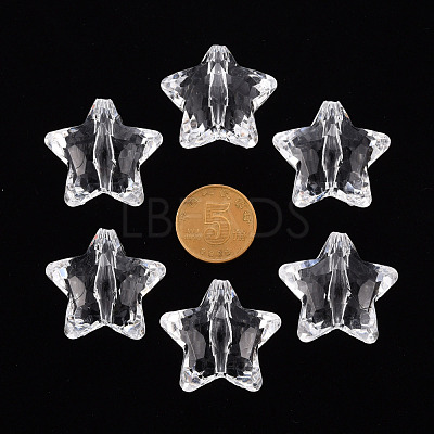Transparent Acrylic Beads X-TACR-ZX018-02-1