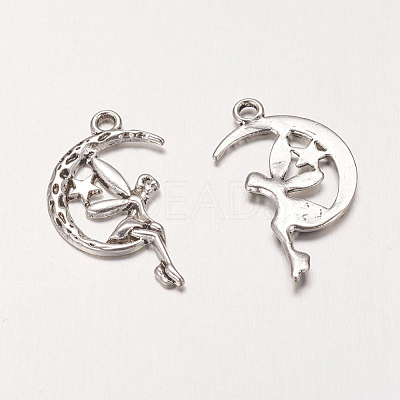 Zinc Alloy Fairy Sprite Charms X-PALLOY-A18526-AS-FF-1