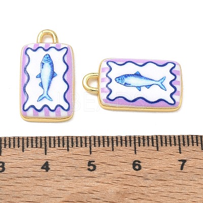 Printed Brass Pendants KK-CBAF9BC-16G-02-1