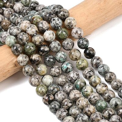 Natural K2 Stone Beads Strands G-K405-B03-8mm-1