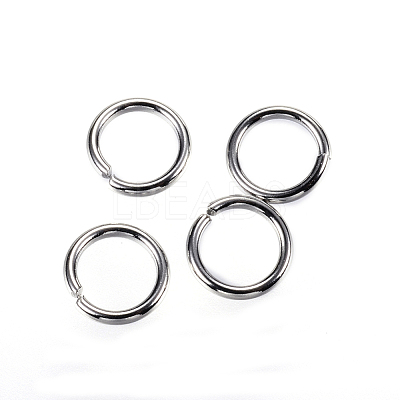 Tarnish Resistant 304 Stainless Steel Open Jump Rings A-STAS-D448-098P-7mm-1