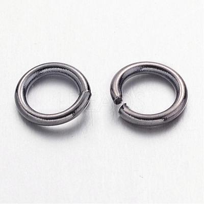 90pcs Brass Open Jump Rings X-JRC6MM-B-1