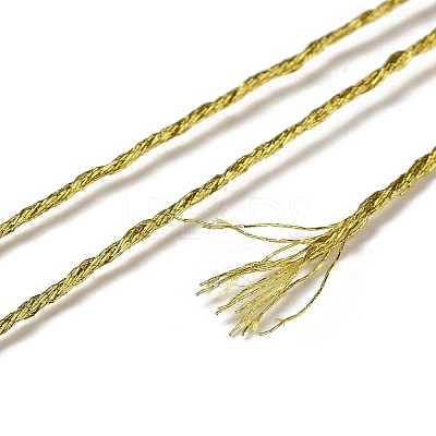 10 Skeins 12-Ply Metallic Polyester Embroidery Floss OCOR-Q057-A12-1