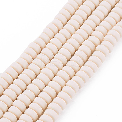 Handmade Polymer Clay Beads Strands X-CLAY-N008-117-1