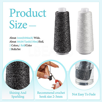 2 Rolls 2 Colors Cotton Cord OCOR-TA0003-47A-1