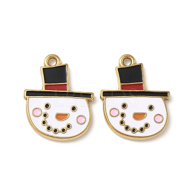 304 Stainless Steel Enamel Pendants STAS-L300-012G-14-1