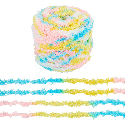 Segment Dyed Super Bulky Polyester Yarn YCOR-TADJ0001-05E-1