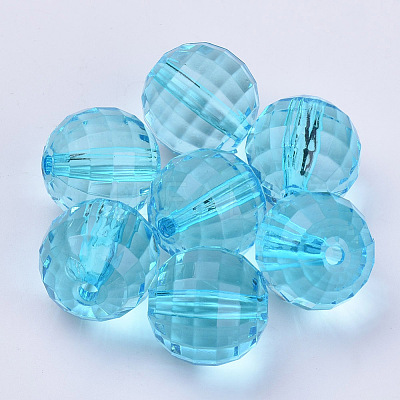 Transparent Acrylic Beads TACR-Q254-10mm-V40-1