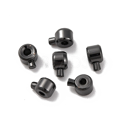 Brass Crimp Beads KK-Z030-17B-B-1