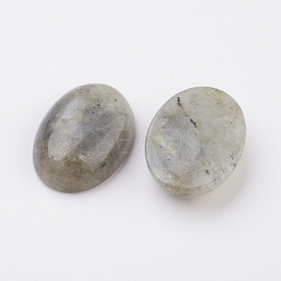 Natural Labradorite Flat Back Cabochons G-G741-30x40mm-18-1