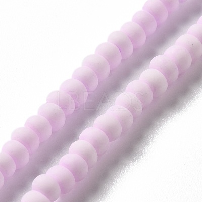Handmade Frosted Porcelain Beads PORC-E017-01H-1