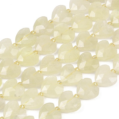 Natural Lemon Quartz(Heated) Beads Strands G-P592-B04-01-1