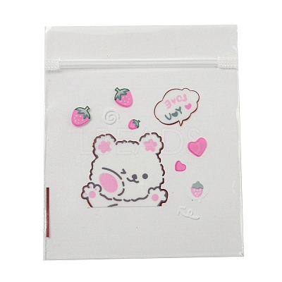 Rectangle Plastic Zip Top Gift Bags OPP-Q008-01B-02-1
