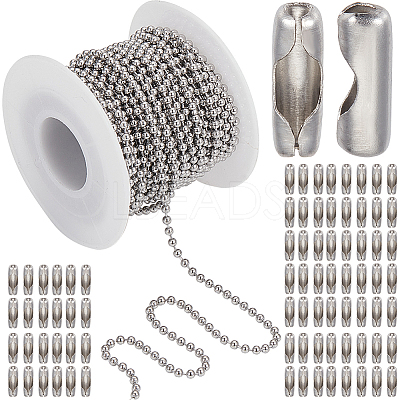 10M 304 Stainless Steel Ball Chains CHS-SC0001-04B-1