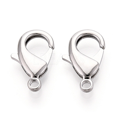 Brass Lobster Claw Clasps KK-YW0004-01E-P-1