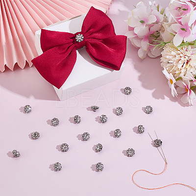 24Pcs 1-Hole Zinc Alloy Buttons FIND-PH0026-97-1