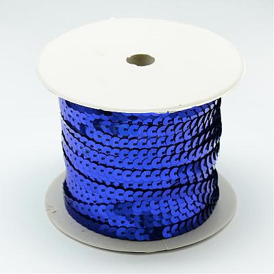 Plastic Paillette Beads PVC-Q085-6mm-5-1