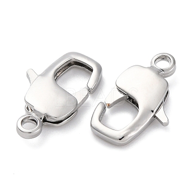 Brass Lobster Claw Clasps X-KK-H513-01A-P-1