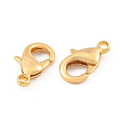 SHEGRACE Brass Lobster Claw Clasps XGR0011G-05G-1