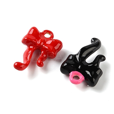 Alloy Enamel Pendants AL-CBAEAA8-11-1