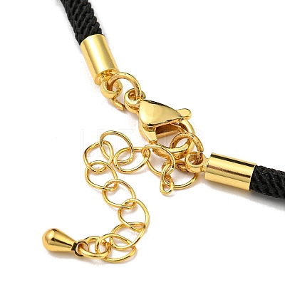 Nylon Cords Bracelet Makings Fit for Connector Charms AJEW-P116-02G-05-1