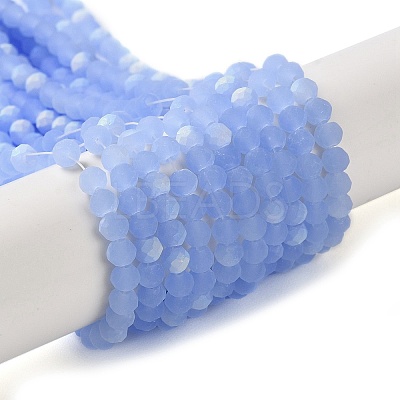 Imitation Jade Glass Beads Strands X1-EGLA-A034-J3mm-MB03-1