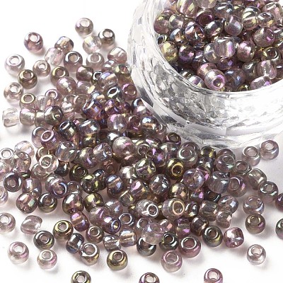 Round Glass Seed Beads SEED-A007-4mm-176-1