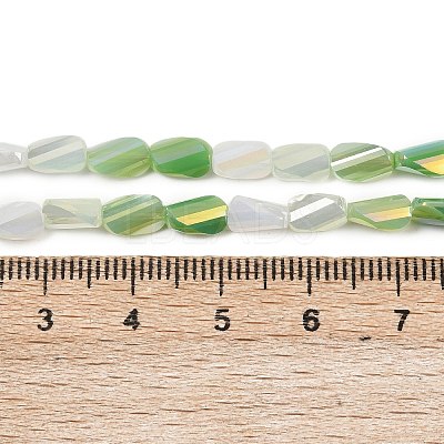 Electroplate Glass Beads Strands EGLA-P065-01A-06-1