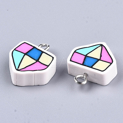 Handmade Polymer Clay Pendants CLAY-T016-77-1