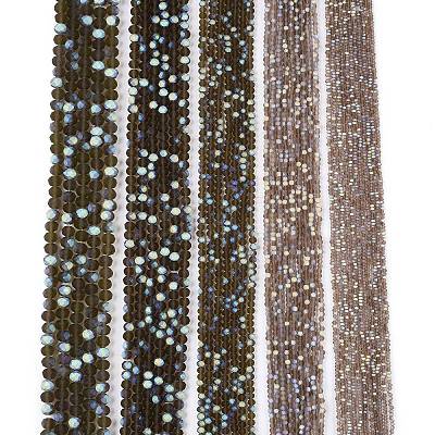 Transparent Glass Beads Strands EGLA-A044-T4mm-MB16-1