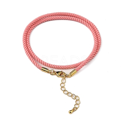 Nylon Milan Cord Necklace Making MAK-M028-01G-19-1