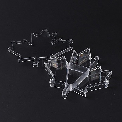 4 Grids Transparent Plastic Box CON-B009-02-1
