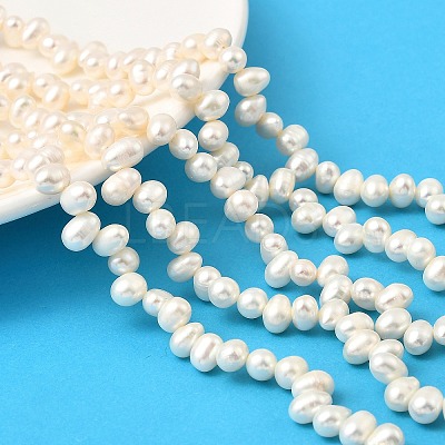 Natural Cultured Freshwater Pearl Beads Strands PEAR-I007-04C-03A-1