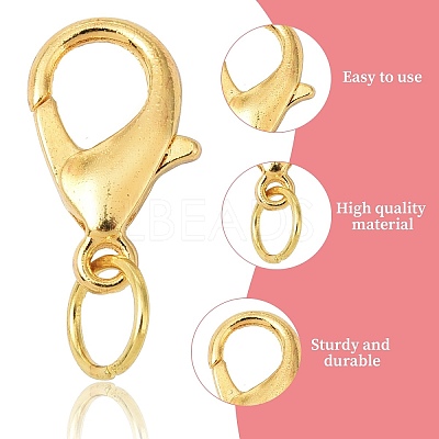 558Pcs 3 Styles Iron Open Jump Rings FIND-YW0007-77-1